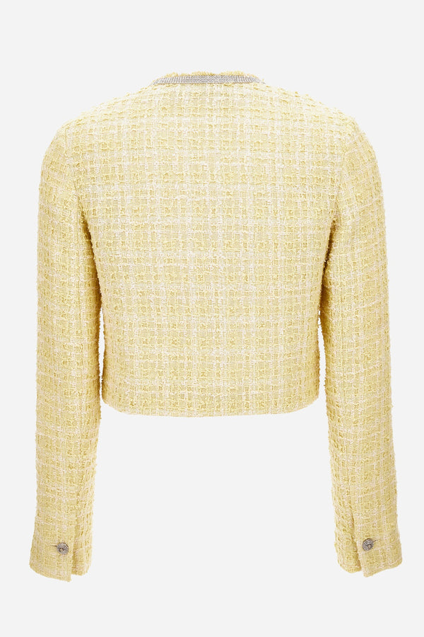 Evening Jacket In Cotton Mix Tweed