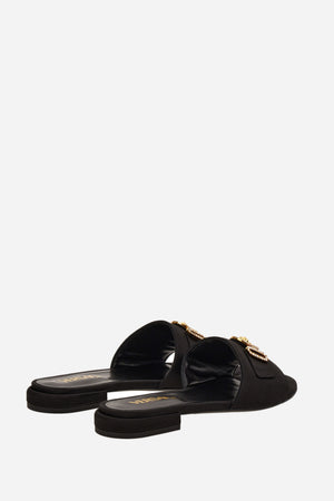 Medusa Biggie Sandal  In Satin