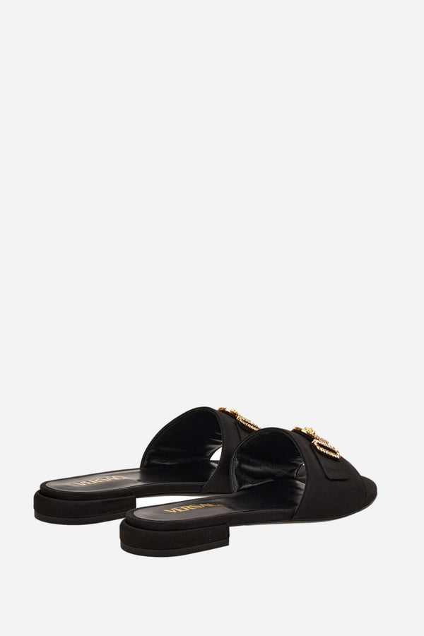 Medusa Biggie Sandal  In Satin