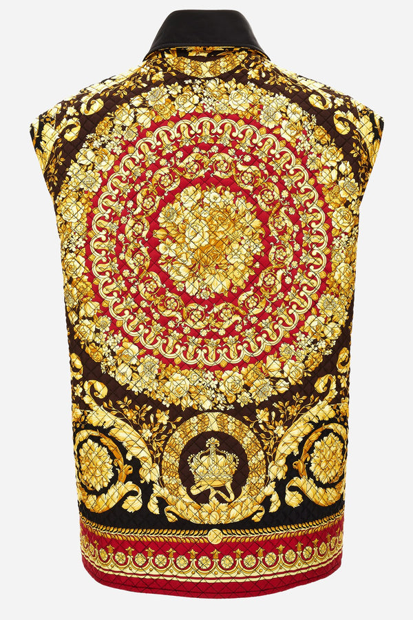 Blouson In Quilted Barocco 92 Foulard On Silk Twill