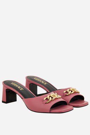 Icon Chain Mule  In Calf Leather
