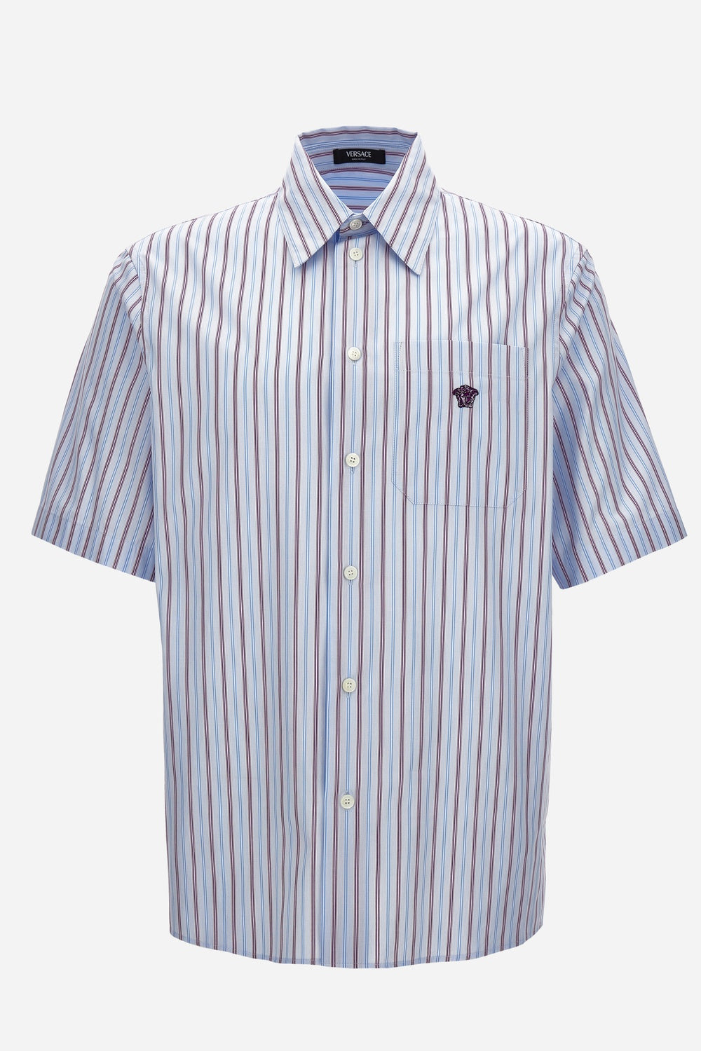 Informal Shirt In Multicolor Striped Poplin