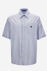 Informal Shirt In Multicolor Striped Poplin