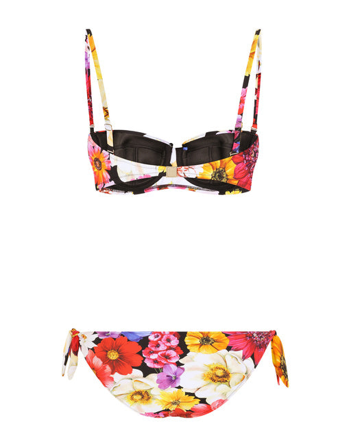 GARDEN-PRINT BALCONETTE BIKINI