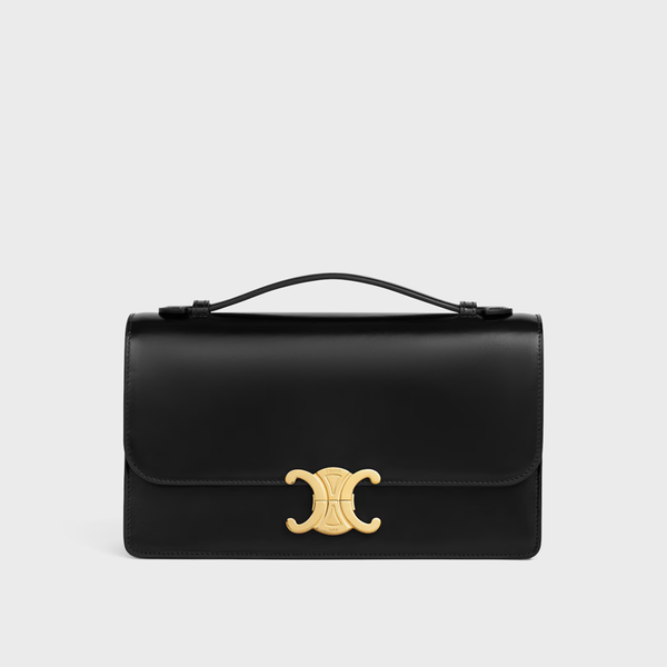 Triomphe Medio in pelle di vitello lucida