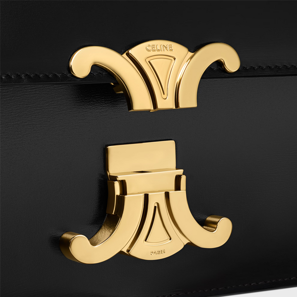 Triomphe Medio in pelle di vitello lucida