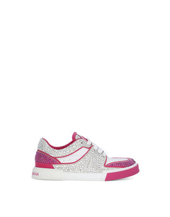 NEW ROMA SNEAKERS WITH FUSIBLE RHINESTONES
