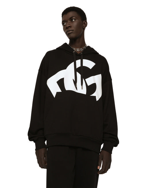 JERSEY HOODIE WITH DG PRINT