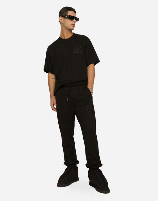 JOGGING PANTS WITH DG MONOGRAM AND DG EMBROIDERY