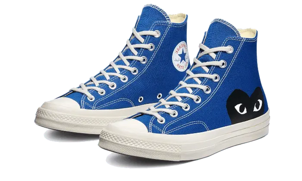 Converse-Chuck Taylor All-Star 70s Hi Comme des Garçons Play Blue Quartz - 168300C