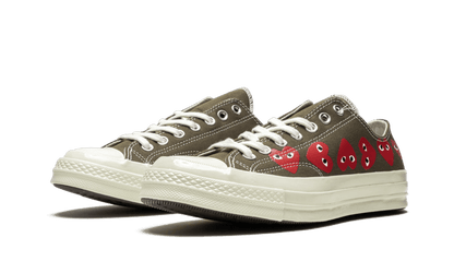 Converse Chuck Taylor All-Star 70s Ox Comme des Garçons Multi Heart Green - 162976C