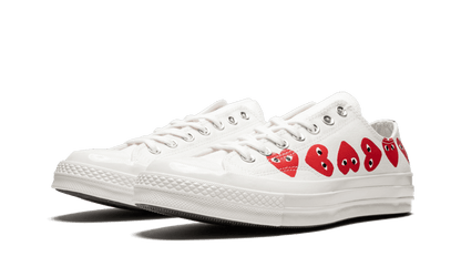 Converse Chuck Taylor All-Star 70s Ox Comme des Garçons Play Multi-Heart White - 162975C