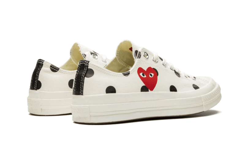 Converse Chuck Taylor All-Star 70s Ox Comme des Garcons PLAY Polka Dot White - 157249C