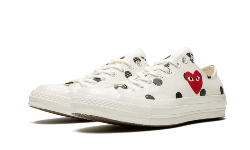 Converse Chuck Taylor All-Star 70s Ox Comme des Garcons PLAY Polka Dot White - 157249C