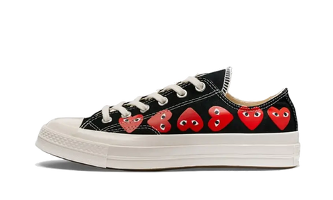 Chuck Taylor All Star 70 Ox Comme des Garcons PLAY Multi-Heart Noir