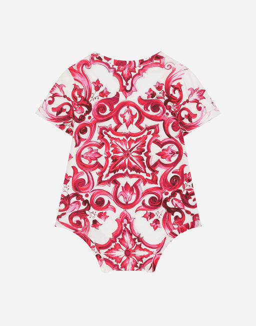 2-BABYGROW GIFT SET IN MAJOLICA-PRINT JERSEY