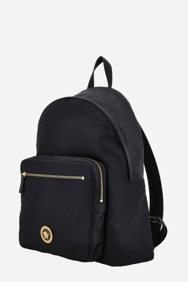 Icon Nylon Backpack In Nylon-Calf-Enamel Hw