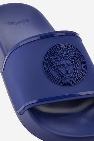 Versace Pool Slides In Rubber