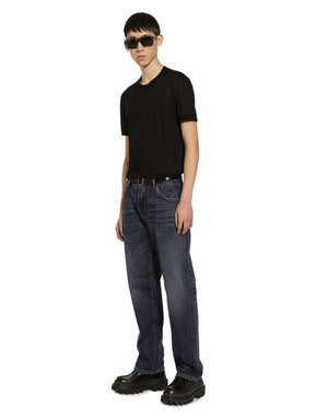 SHORT-SLEEVED SILK T-SHIRT