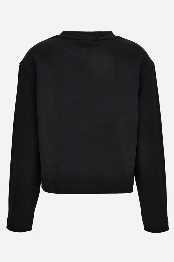Sweatshirt In Sweatshirt Versace Milano Print