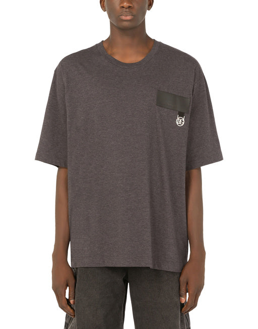 COTTON T-SHIRT WITH DG PATCH