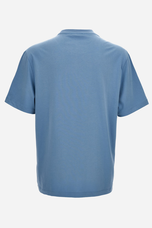 T-Shirt In Jersey Fabric-Versace Print