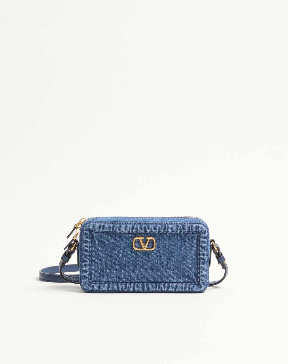 Mini Borsa A Tracolla Valentino Garavani Alltime In Denim