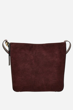 La Medusa Hobo In Grainy Calf Leather-Suede