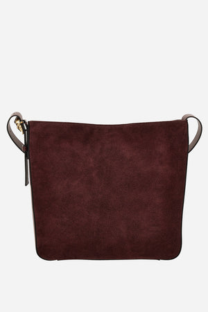 La Medusa Hobo In Grainy Calf Leather-Suede