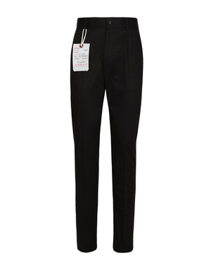 TAILORED STRETCH COTTON PANTS