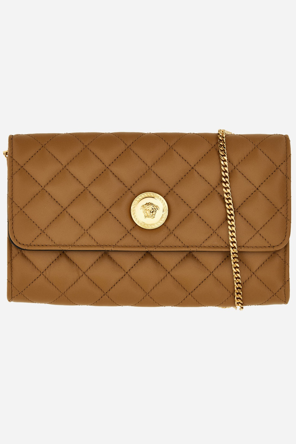 Icon Wallet On Chain In Quilted Lamb Leather