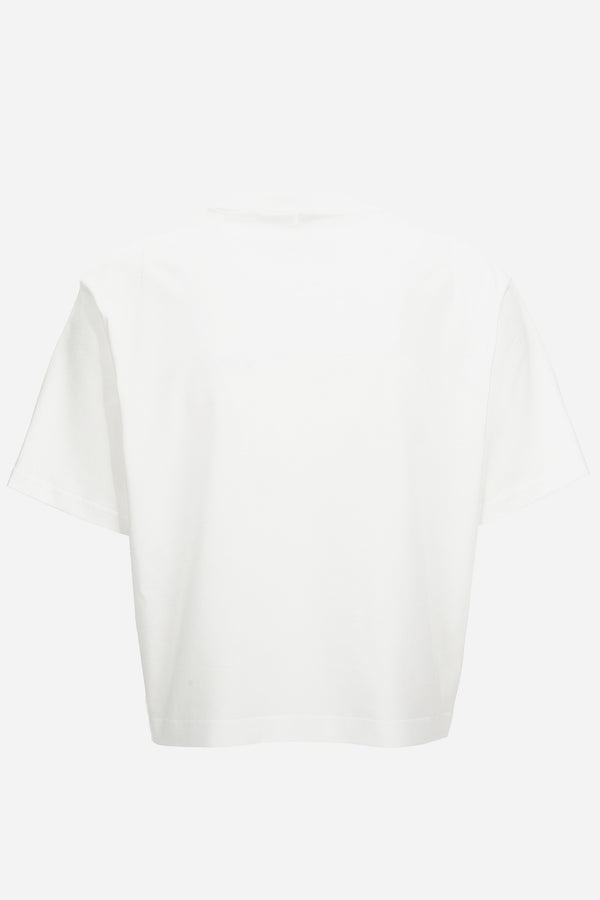 T-Shirt In Jersey Versace Milano Print