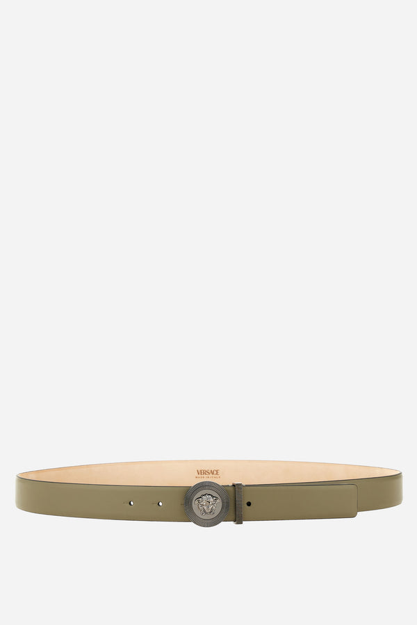 Medusa Biggie Belt H.25 In Calf Leather