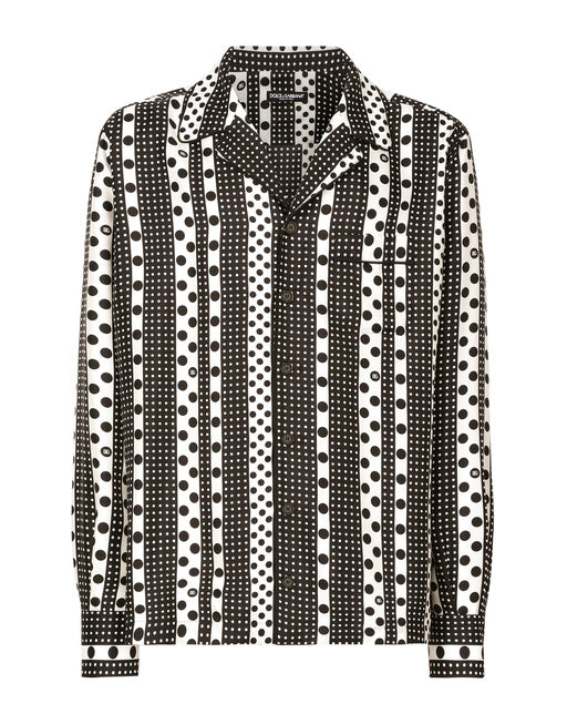 PRINTED SILK SHIRT