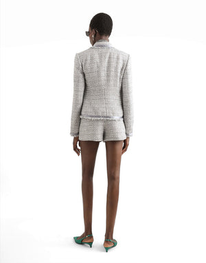 BOUCLÉ LAMÉ SHORTS