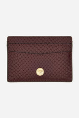 Icon Card Holder In Printed Ayers Calf Leather