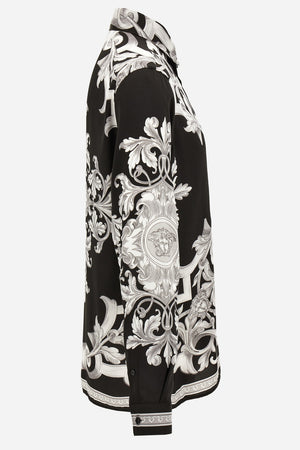 Informal Shirt In Twill Poly Architectural Barocco Print