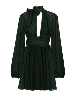 SHORT CHIFFON DRESS