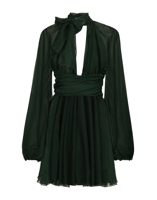 SHORT CHIFFON DRESS