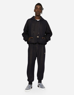 JERSEY JOGGING PANTS WITH LOGO TAG