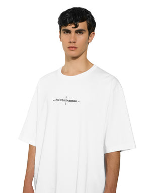SHORT-SLEEVED MARINA-PRINT T-SHIRT