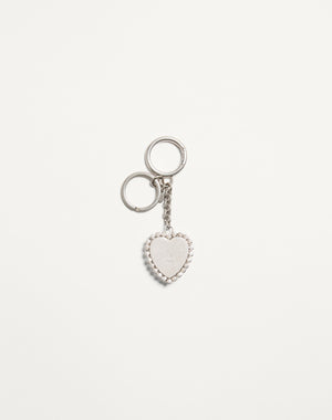 Charm Per Borse Con Portachiavi Coeur Hyperbole  In Metallo, Materiale Sintetico E Cristalli