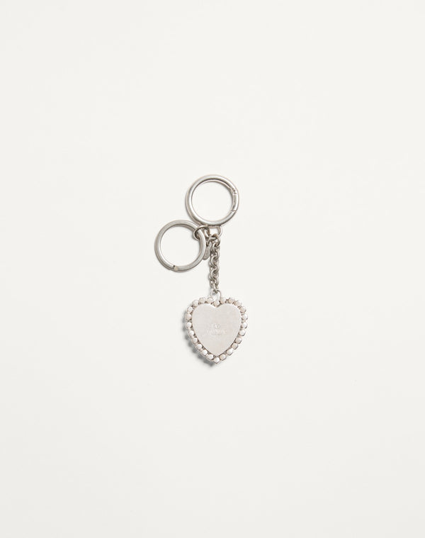 Charm Per Borse Con Portachiavi Coeur Hyperbole  In Metallo, Materiale Sintetico E Cristalli