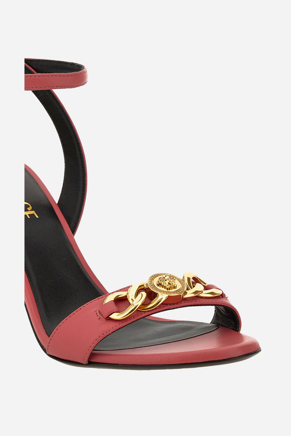 Icon Chain Sandal  In Calf Leather
