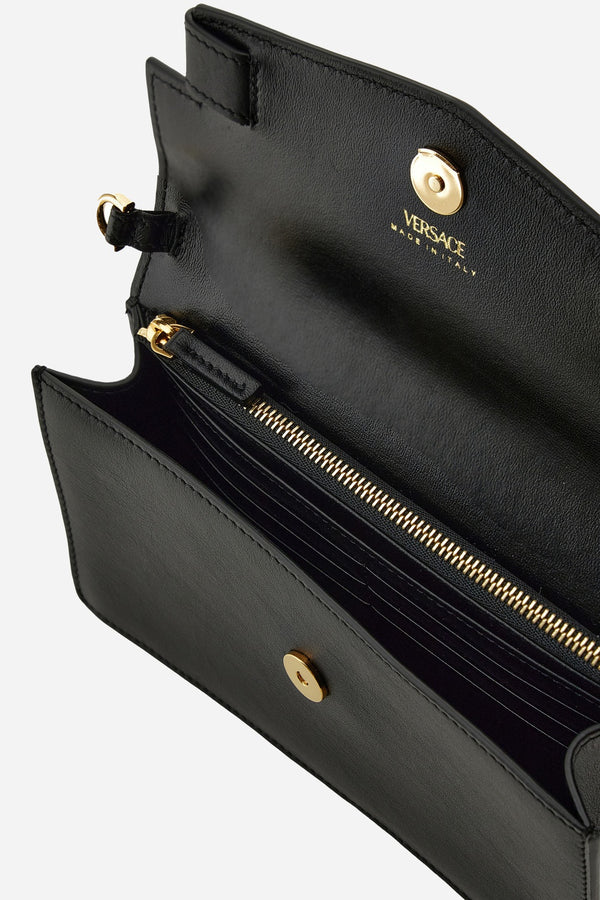 Medusa 95 Wallet On Chain In Calf Leather