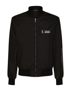NYLON JACKET WITH DGVIB3 PRINT