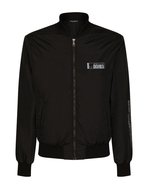 NYLON JACKET WITH DGVIB3 PRINT