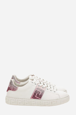 La Greca Sneaker In Free Bio Fabric-Satin-Degrade Strass
