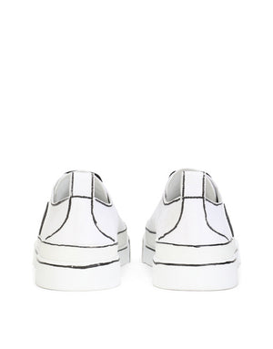 HAND-PAINTED CANVAS PORTOFINO LIGHT SNEAKERS
