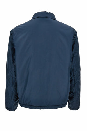 Reversible Blouson In Plain Technical Fabric + Poly Wr Grs Print Barocco 92 Allover Canvas Print
